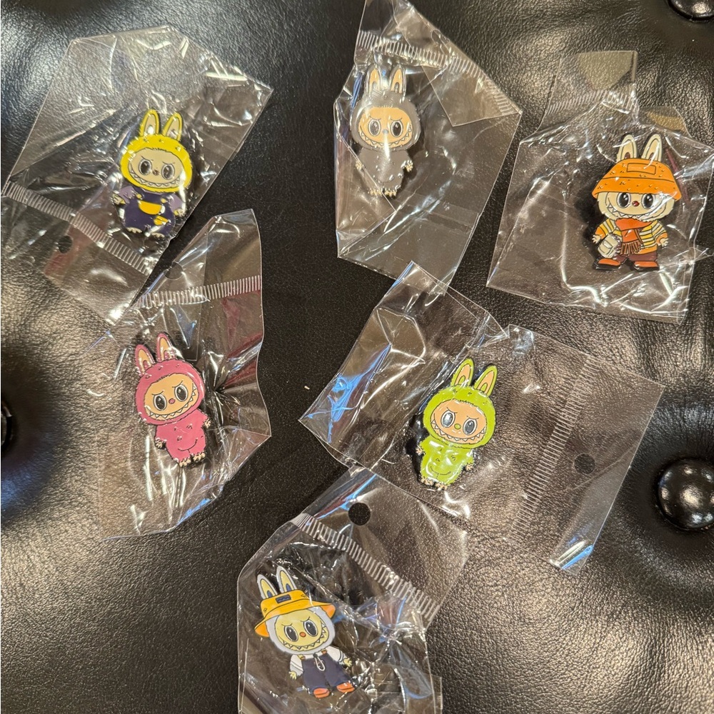 Colorful Labubu Pins